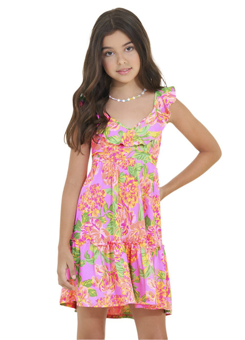 Main image -  Maaji Cotton Rose Shoo Girls Short Dress GIRLS BEACHWEAR Maaji 