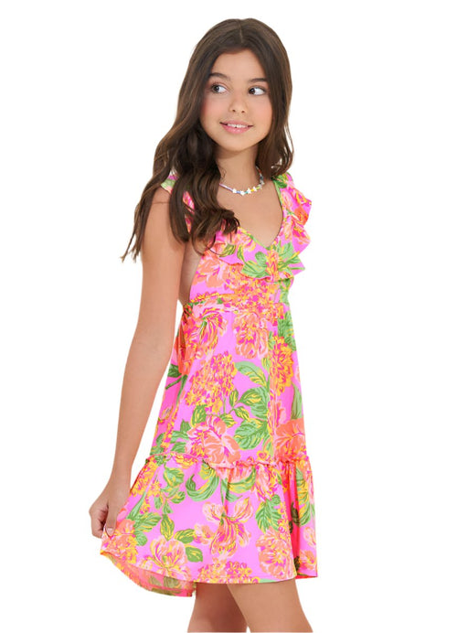 Hover image -  Maaji Cotton Rose Shoo Girls Short Dress GIRLS BEACHWEAR Maaji 