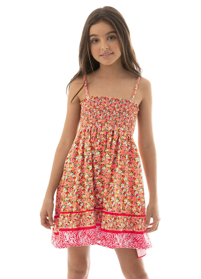  Maaji Cherry Blossom Allison Girls Short Dress GIRLS BEACHWEAR Maaji 