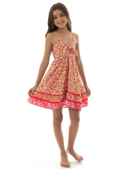 Alternative image -  Maaji Cherry Blossom Allison Girls Short Dress GIRLS BEACHWEAR Maaji 