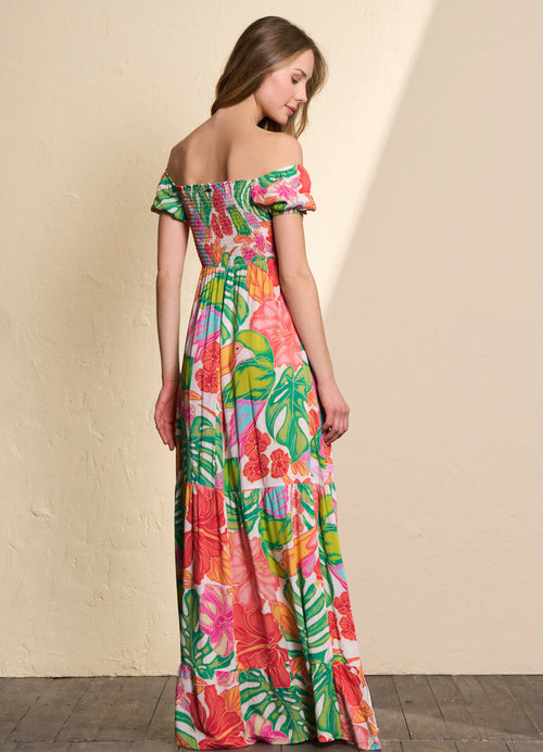 Hover image -  Maaji Sky Garden Jillian Long Dress