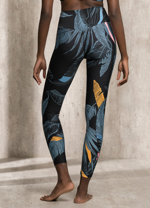 Hover image -  Maaji Feathers Marvel High Rise Full Legging