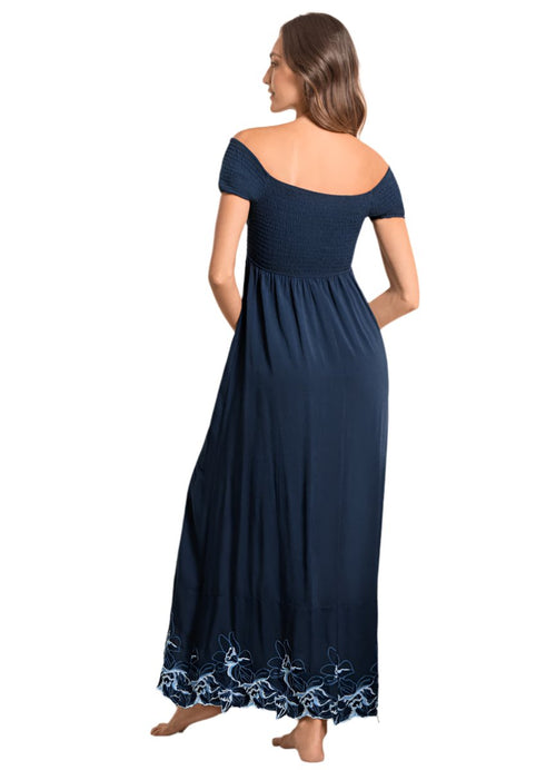 Hover image -  Maaji Midnight Garden Yoko Long Dress