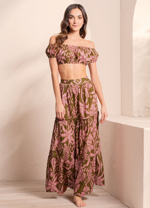 Alternative image -  Maaji Batik Jungle Primrose Long Skirt