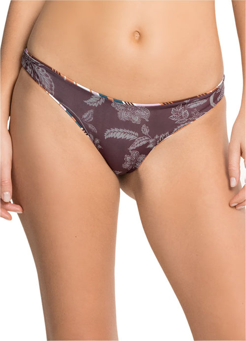 Hover image -  bikini bottom from Maaji – Bayadere Stripes Flirt Thin Side Bikini Bottom – Category: Apparel , Accessories Clothing Swimwear