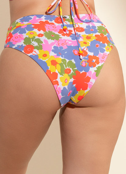 Thumbnail - Maaji Pristine Flower Suzy Q High Rise/High Leg Bikini Bottom - 9