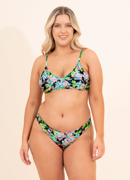  Maaji Greenleaf Rocks Sporty Bralette Bikini Top