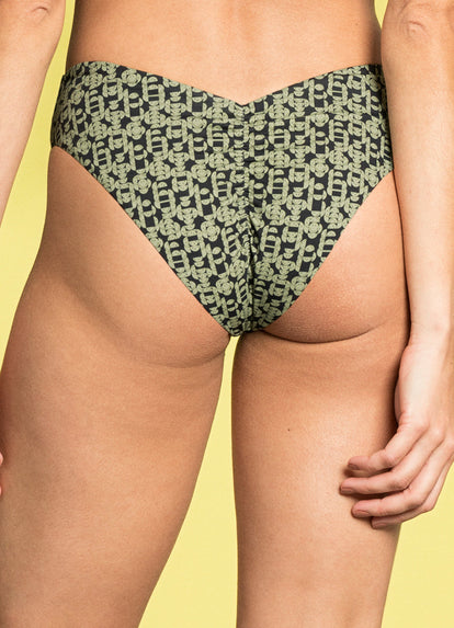  Maaji Smiley Circuit Journey Double V Bikini Bottom Maaji 