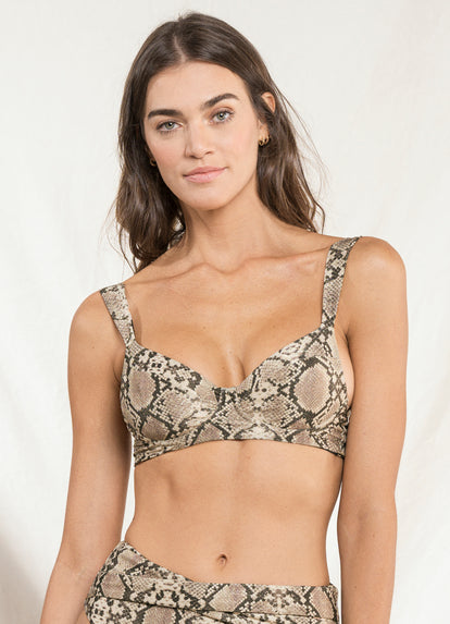  bikini top from Maaji – Python Bailey Underwire Bikini Top – Category: Apparel , Accessories Clothing Swimwear