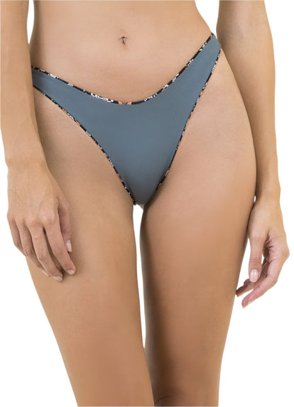  Maaji Black Rose Splendour High Leg Bikini Bottom BIKINI BOTTOM Maaji 