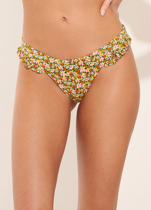 Hover image -  Maaji Cheery Blossom Voyage Ruffle Bikini Bottom BIKINI BOTTOM Maaji 