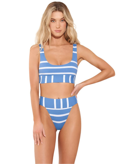 Thumbnail - Maaji Sail Stripe Donna Sporty Bralette Bikini Top BIKINI TOP Maaji  - 7