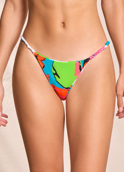 Thumbnail - Maaji Jigsaw Micro Crunch Single Strap Bikini Bottom - 4