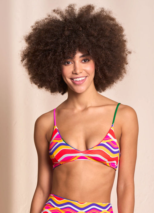 Hover image -  Maaji Cutouts Candice Classic Bralette Bikini Top