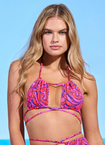  Maaji Spiral Sara Sliding Triangle Bikini Top