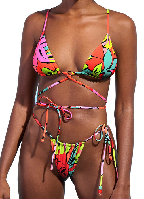 Alternative image -  bikini top from Maaji – Rainforest Coco Sliding Triangle Bikini Top – Category: Apparel , Accessories Clothing Swimwear