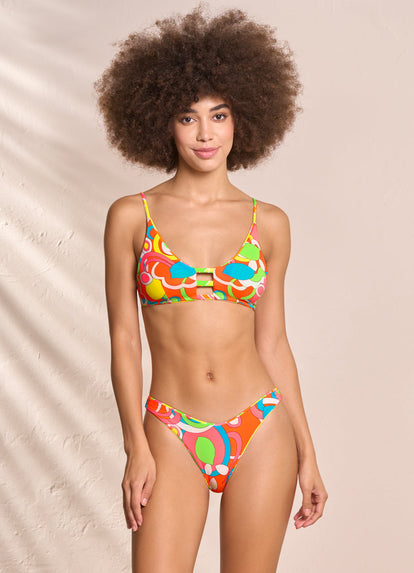  Maaji Magnetic Crate Sporty Bralette Bikini Top