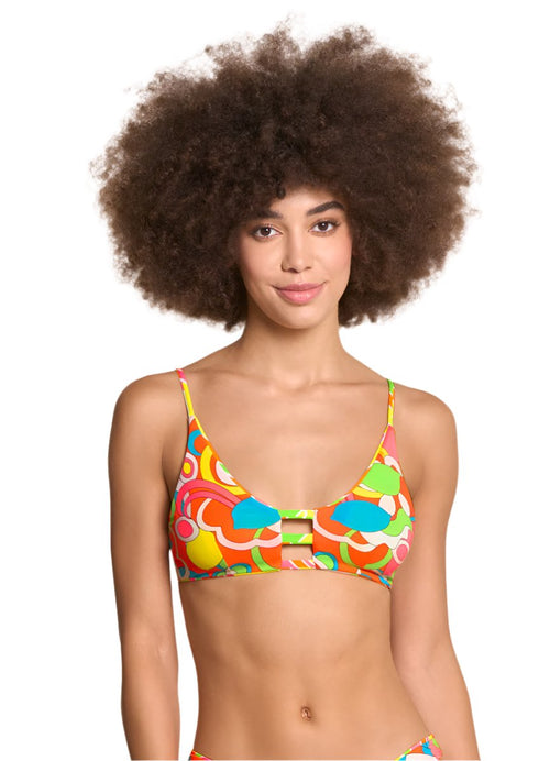 Hover image -  Maaji Magnetic Crate Sporty Bralette Bikini Top