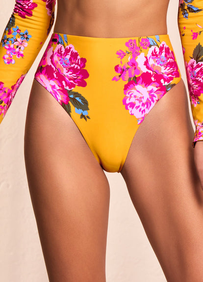  Maaji Bouquet Vitto High Rise/High Leg Bikini Bottom