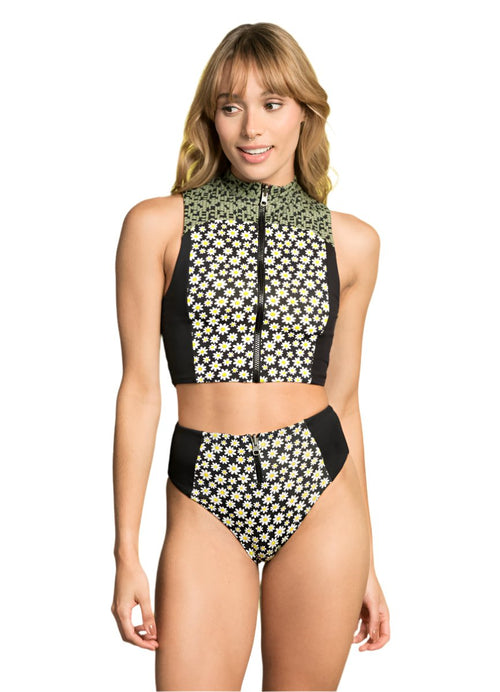 Main image -  Maaji Smiley Daisy Feel Swim Crop Top Maaji 
