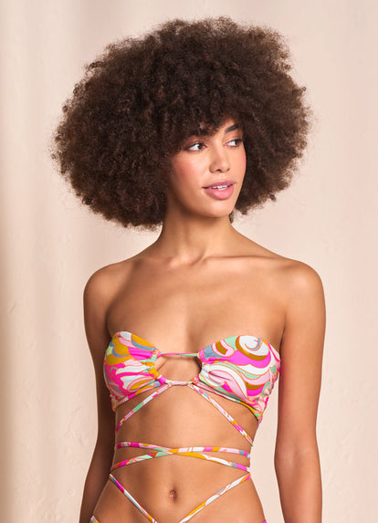  Maaji Bellini Key Strapless Bandeau Bikini Top