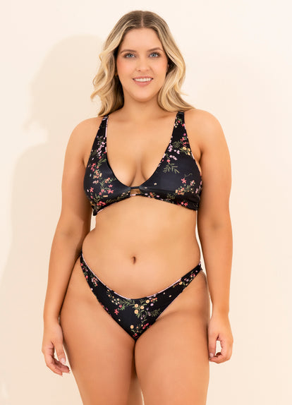  Maaji Evening Bloom Splendour High Leg Bikini Bottom