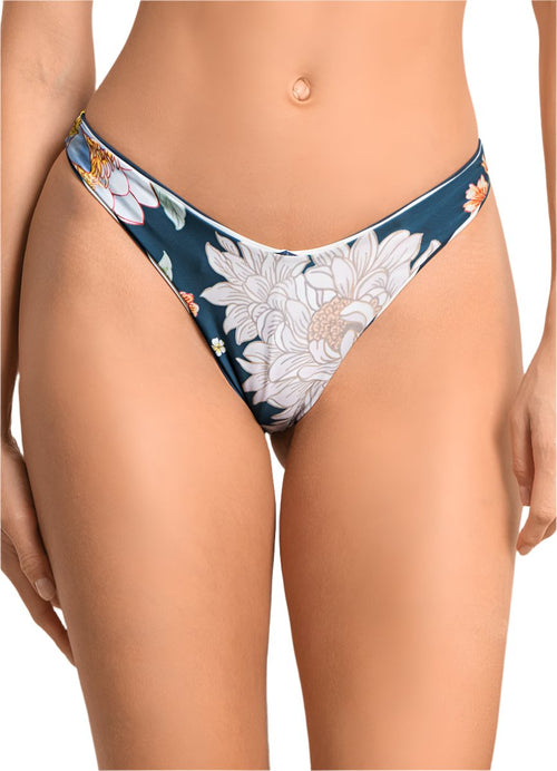 Hover image -  Maaji Barcode Megan High Leg Bikini Bottom