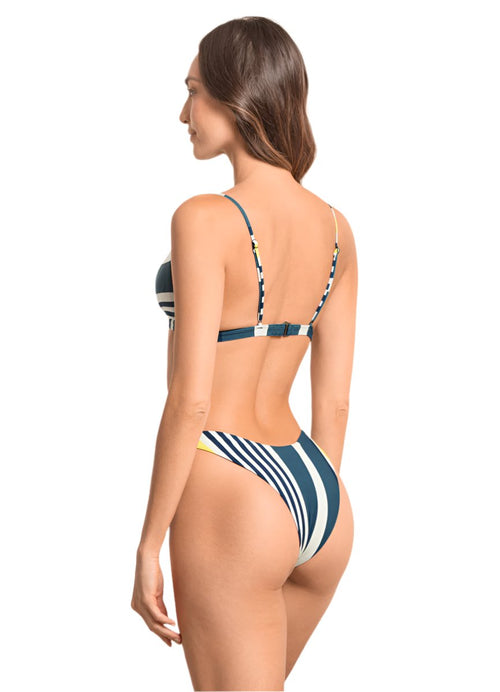 Main image -  Maaji Barcode Megan High Leg Bikini Bottom