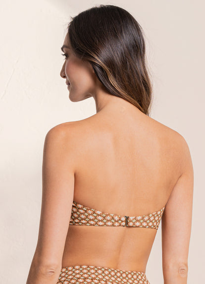  Maaji Mosaico Ashlyn Strapless Bandeau Bikini Top