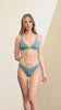 Foto de Eucaliyptus Green Ivy Fixed Triangle Bikini Top by Maaji - Tops - Vestidos de Baño
