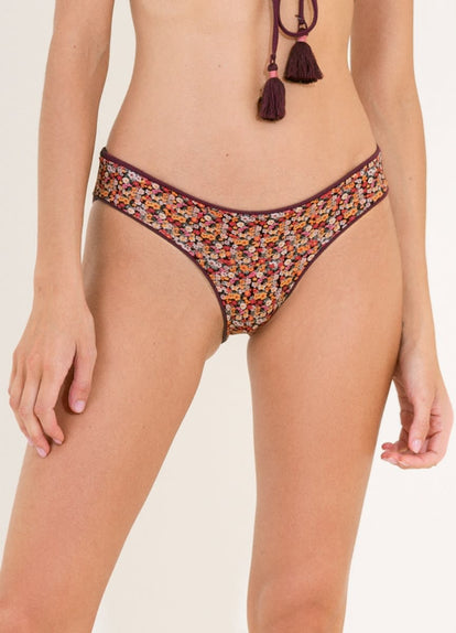 Thumbnail - Maaji Pinot Red Sublime Classic Bikini Bottom BIKINI BOTTOM Maaji  - 6