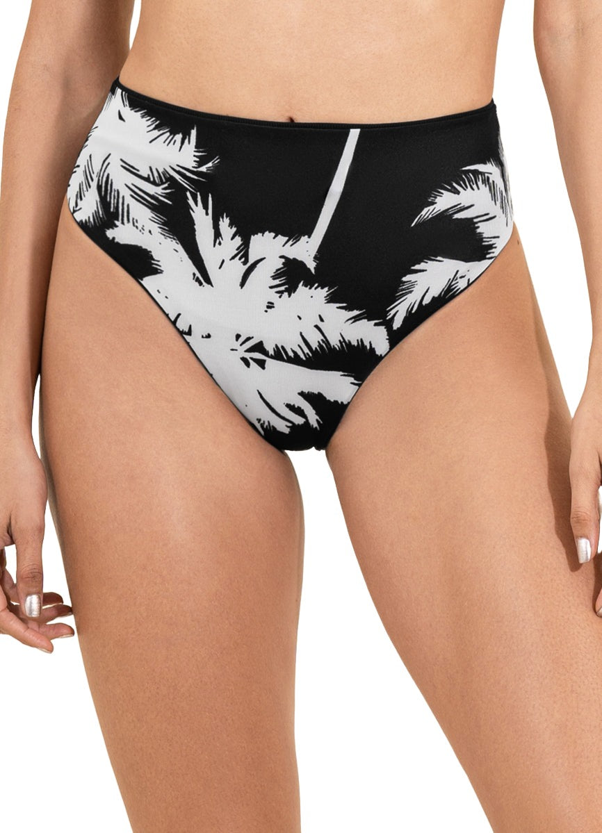 bikini bottom from Maaji – Jade Black Suzy Q High Rise/High Leg Bikini Bottom – Category: Apparel , Accessories Clothing Swimwear