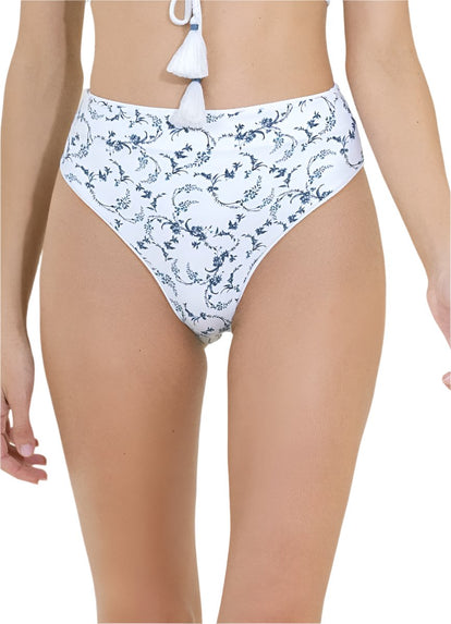  Maaji Simply White Suzy Q High Rise/High Leg Bikini Bottom BIKINI BOTTOM Maaji 