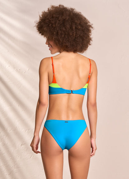 Thumbnail - Maaji Ocean Blue Lanaii Sporty Bralette Bikini Top - 7
