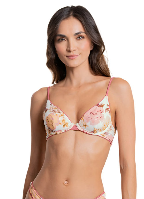 Hover image -  Maaji Salmonberry Dainty Underwire Bikini Top