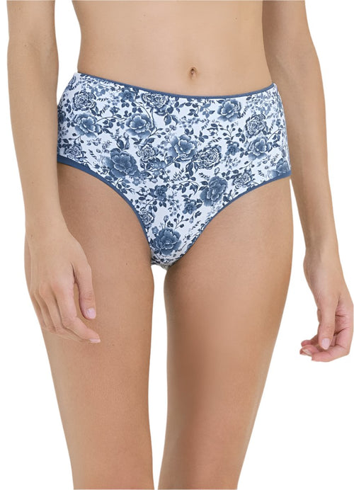 Hover image -  Maaji Blue Lagoon Venus Mid Rise Bikini Bottom BIKINI BOTTOM Maaji 