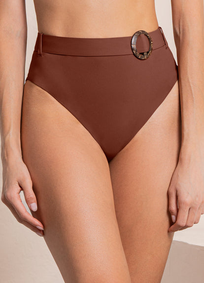  Maaji Moccachino Whitney High Rise/High Leg Bikini Bottom