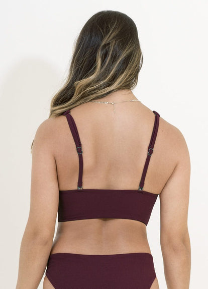 Thumbnail - Maaji Pinot Red Patricia D Cup Triangle Bikini Top BIKINI TOP Maaji  - 4