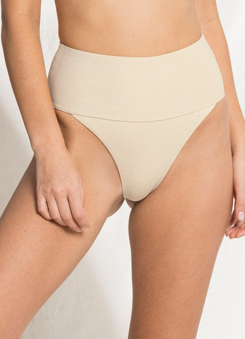 Hover image -  bikini bottom from Maaji – Nacar Babylon High Rise/High Leg Bikini Bottom – Category: Apparel , Accessories Clothing Swimwear