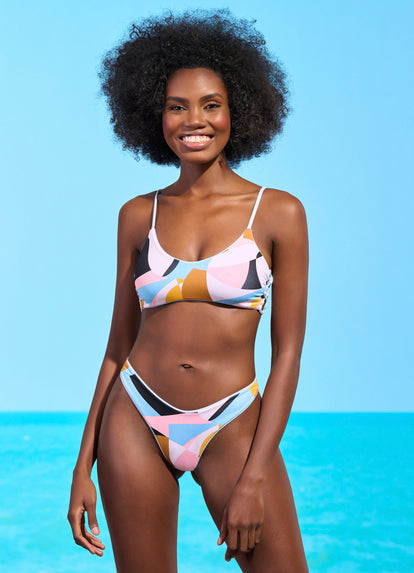  bikini bottom from Maaji – Stone Blue Splendour High Leg Bikini Bottom – Category: Apparel , Accessories Clothing Swimwear