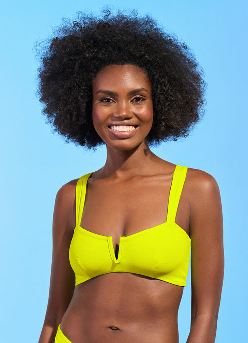 Alternative image -  Maaji Chartreuse Vico V Wire Bralette Bikini Top