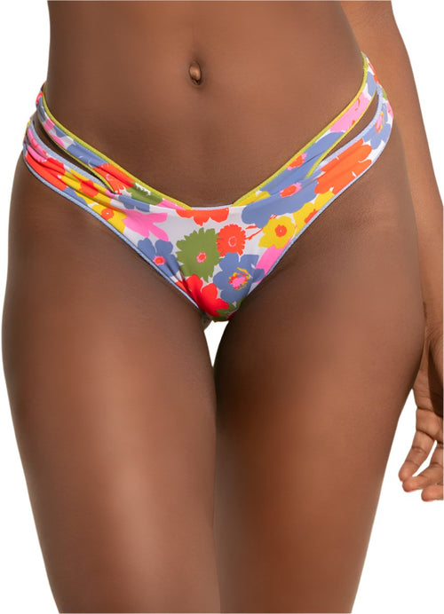 Hover image -  Maaji Serenity Lavender Twinsie Double Layer Bikini Bottom