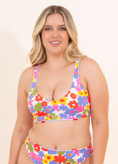  Maaji Serenity Lavender Shay Sporty Bralette Bikini Top