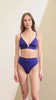 Foto de Indigo Blue Parade Long Line Triangle Bikini Top by Maaji - Tops - Vestidos de Baño